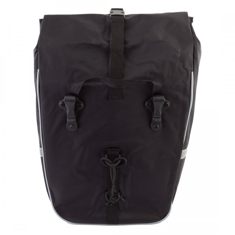Load image into Gallery viewer, Sunlite Utili-T Waterproof Rear Pannier Black 12x15x6in Hook-On