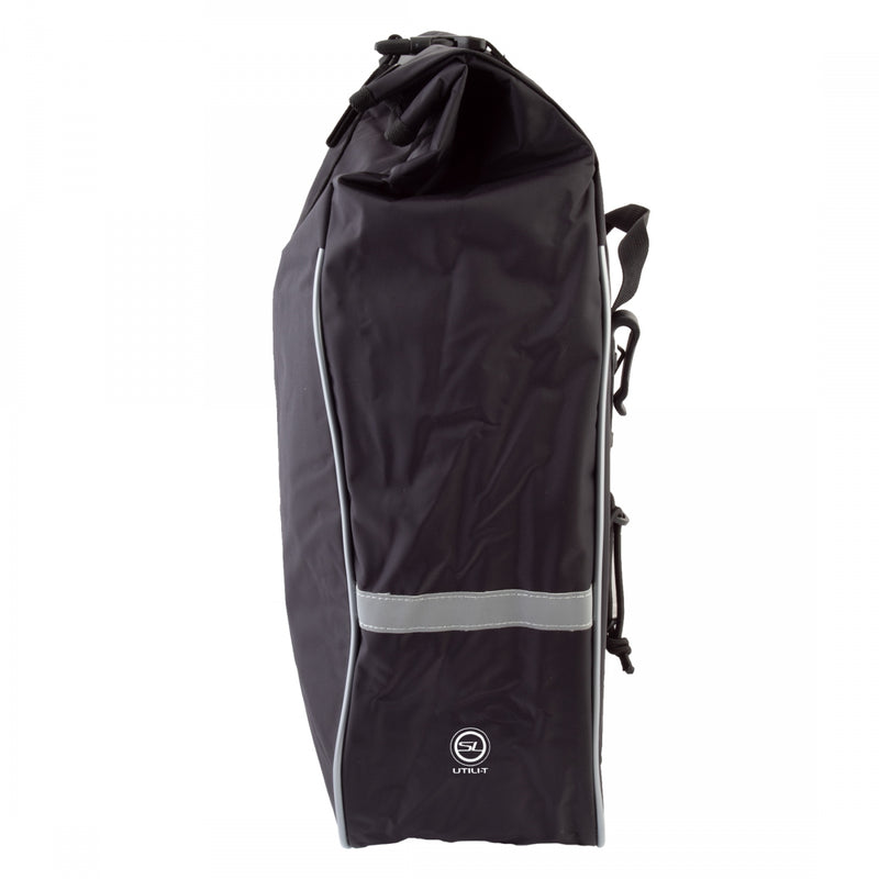 Load image into Gallery viewer, Sunlite Utili-T Waterproof Rear Pannier Black 12x15x6in Hook-On