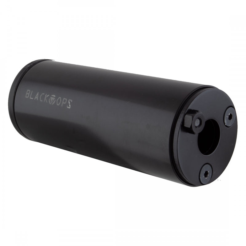 Load image into Gallery viewer, Black Ops Dual Core Axle Pegs Chromoly Core - Nylon Sleeve 14mm - 3/8in Black Pair