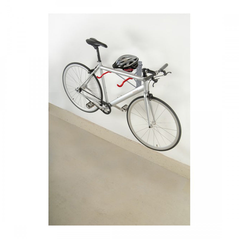 Load image into Gallery viewer, Delta Two Bike Wall Mount Rack with Shelf: Holds Two Bikes