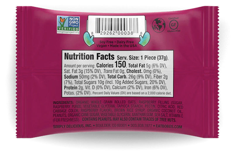 Load image into Gallery viewer, Bobo's Bites PB&J: Delicious Peanut Butter and Jelly Snack Bites Pack of 25