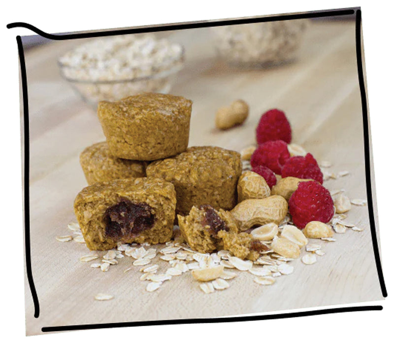 Load image into Gallery viewer, Bobo's Bites PB&J: Delicious Peanut Butter and Jelly Snack Bites Pack of 25