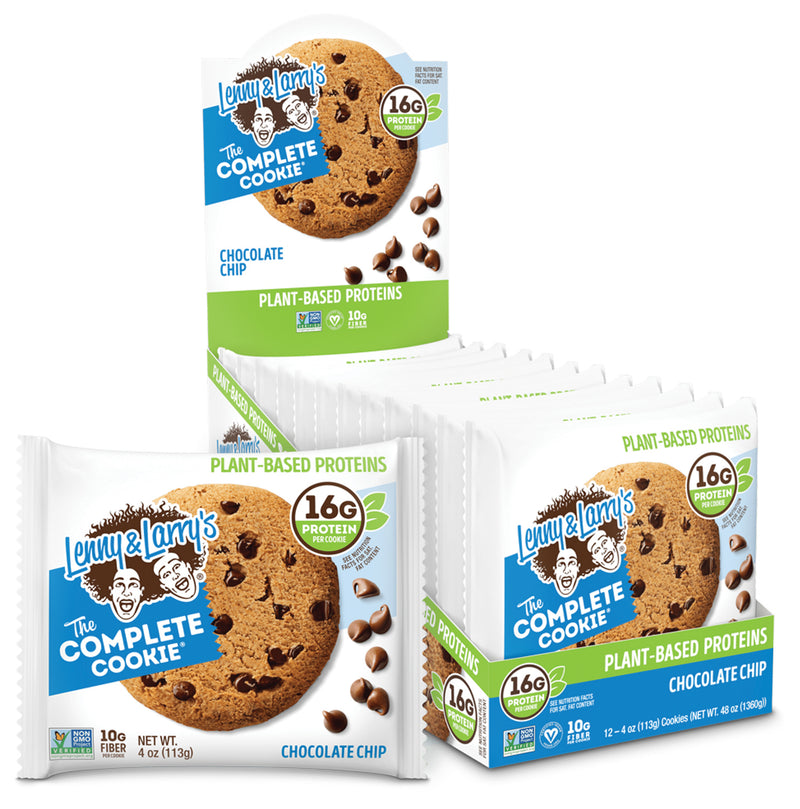 Load image into Gallery viewer, Lenny & Larry Complete Cookie: Decadent Chocolate Chip Delight Pack of 12