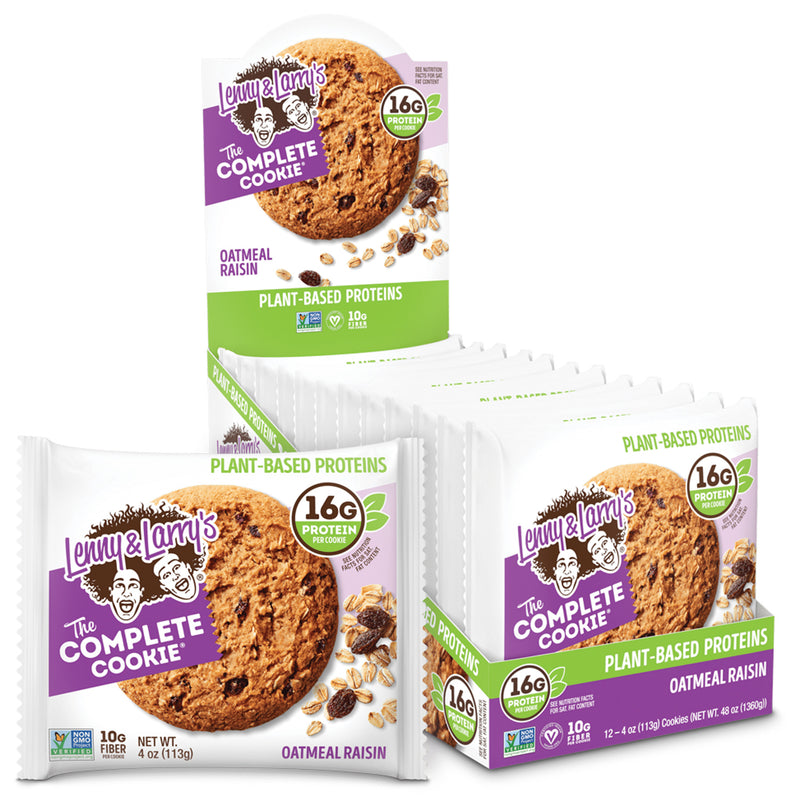 Load image into Gallery viewer, Lenny & Larry Complete Cookie: Oatmeal Raisin Delight Pack of 12