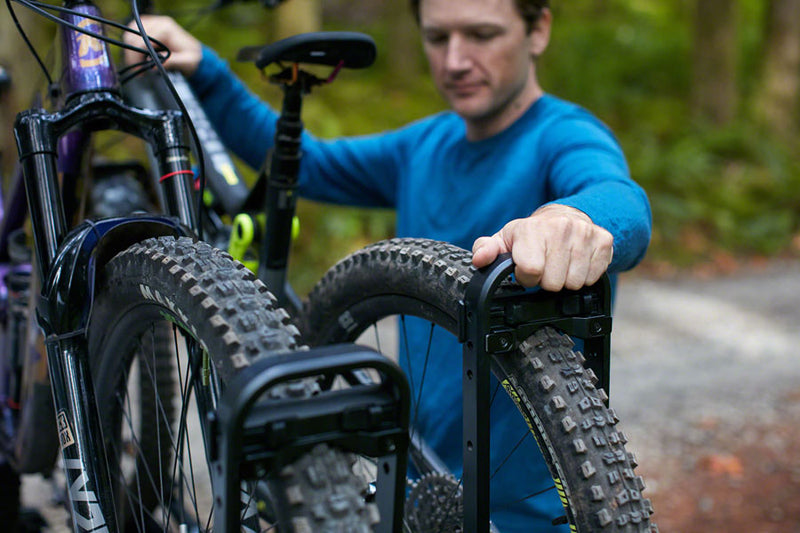 Load image into Gallery viewer, Kuat Piston Pro X Hitch Bike Rack - 2-Bike, 1.25" Receiver, LED Lights with 4-Pin Plug, Kashima Coat, Galaxy Gray