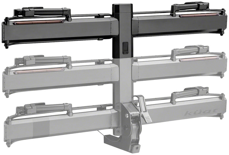 Load image into Gallery viewer, Kuat Piston Pro X Hitch Bike Rack Add-On - 1-Bike, LED Lights with 4-Pin Plug, Kashima Coat, Galaxy Gray