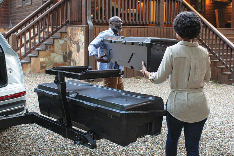 Load image into Gallery viewer, Yakima EXO Hitch System TopShelf Cargo Rack - Black