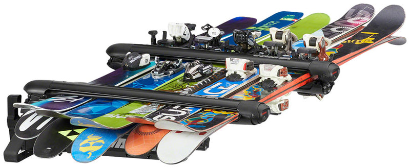 Load image into Gallery viewer, Yakima EXO Hitch System SnowBank Ski Carrier - 4/Snowboards or 5 Skis