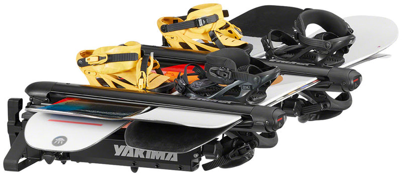 Load image into Gallery viewer, Yakima EXO Hitch System SnowBank Ski Carrier - 4/Snowboards or 5 Skis