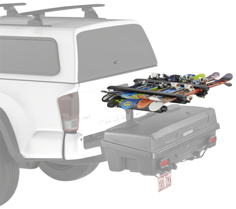 Load image into Gallery viewer, Yakima EXO Hitch System SnowBank Ski Carrier - 4/Snowboards or 5 Skis
