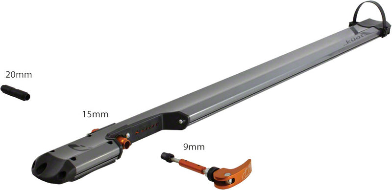 Load image into Gallery viewer, Kuat Trio Trio Fork Mount Gun Metal Gray Rooftop Bike Carriers