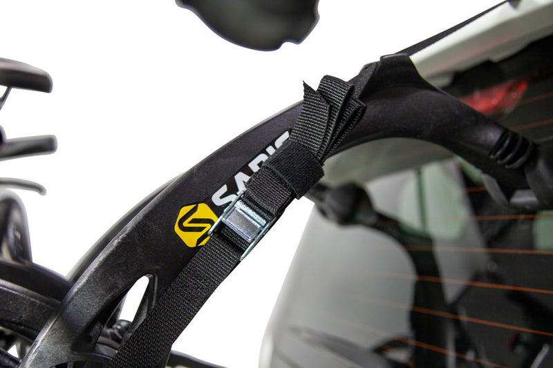 Load image into Gallery viewer, Saris Bones EX 2-Bike Trunk Rack Toptube Mount with Integrated Ratchet Straps