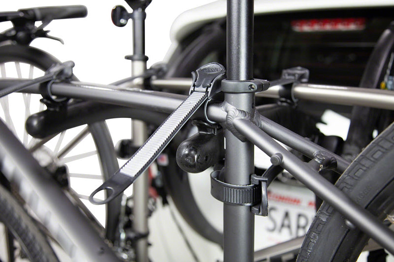 Load image into Gallery viewer, Saris Bones EX 2-Bike Trunk Rack Toptube Mount with Integrated Ratchet Straps
