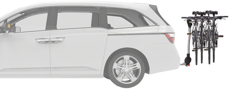 Load image into Gallery viewer, Yakima RidgeBack Hitch Bike Rack - 4-Bike, 1-1/4", 2" Receiver, Silver