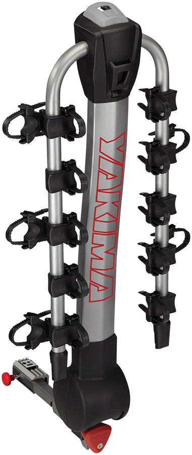 Load image into Gallery viewer, Yakima RidgeBack Hitch Bike Rack - 5-Bike, 1-1/4", 2" Receiver, Silver