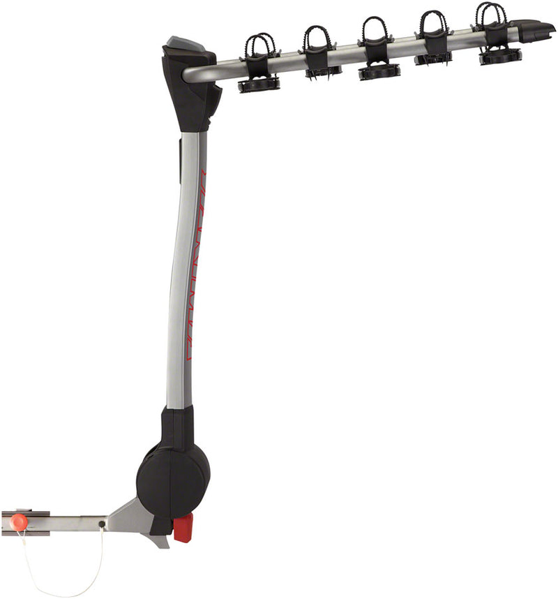 Load image into Gallery viewer, Yakima RidgeBack Hitch Bike Rack - 5-Bike, 1-1/4", 2" Receiver, Silver