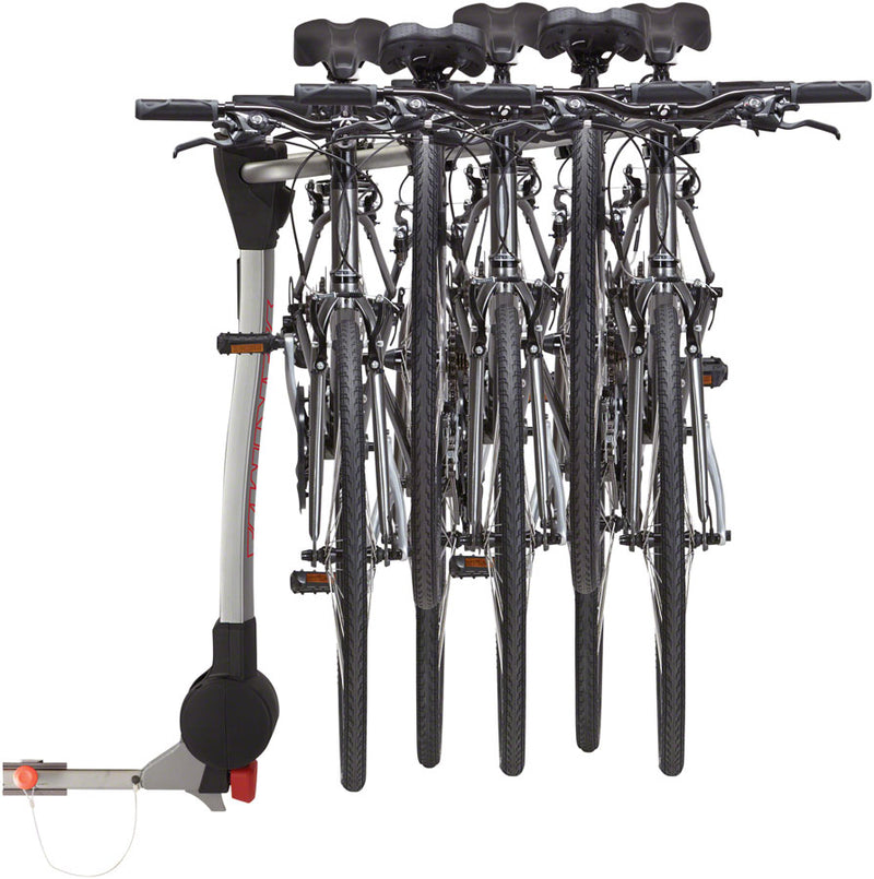 Load image into Gallery viewer, Yakima RidgeBack Hitch Bike Rack - 5-Bike, 1-1/4", 2" Receiver, Silver