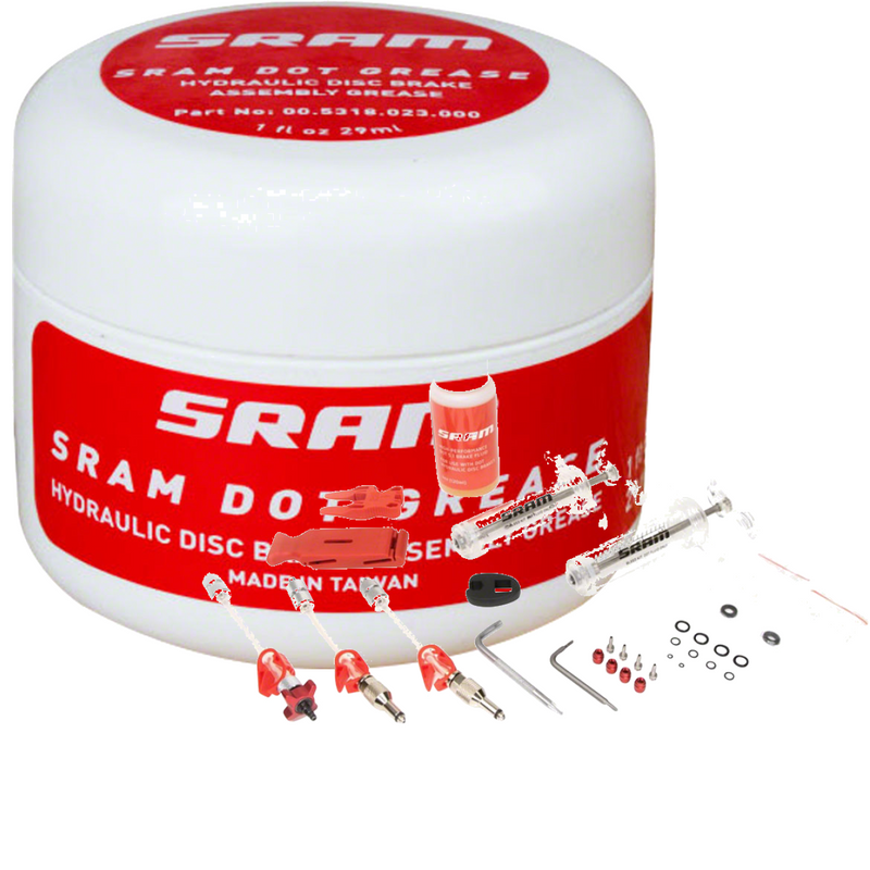 Load image into Gallery viewer, SRAM Hydraulic Brake Bleed Kit & DOT Disc Brake Assembly Grease | Professional Cycling Maintenance Tools