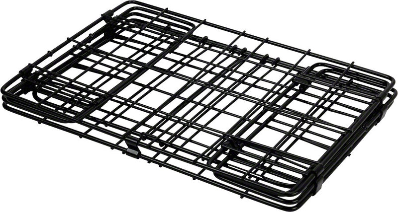 Load image into Gallery viewer, Wald Products Folding Rear Basket Black Steel 7.25x12.25x8.5`