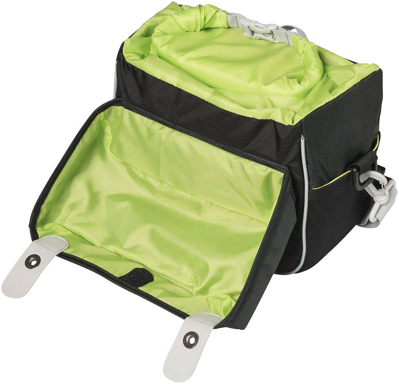 Load image into Gallery viewer, Basil Miles Handlebar Bag - 6L, KLICKfix Mount, Black