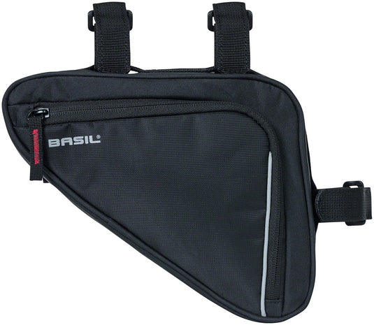 Basil Sport Design Triangle Frame Bag - 1.7L, Strap Mount, Black