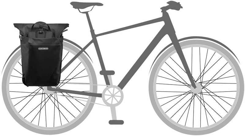 Load image into Gallery viewer, Ortlieb Vario Convertible Pannier/Backpack - 26L, Black