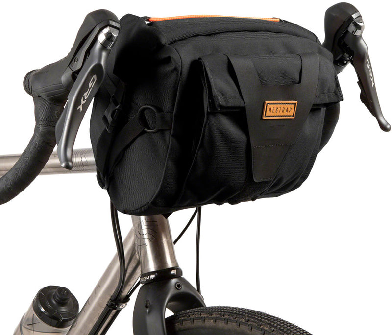 Load image into Gallery viewer, Restrap Bar Pack Handlebar Bag - Black