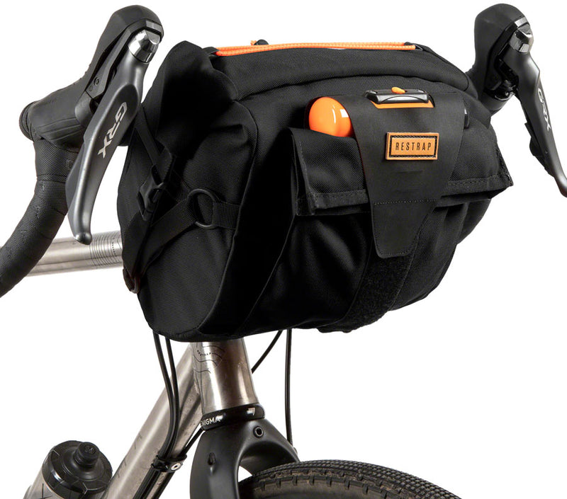 Load image into Gallery viewer, Restrap Bar Pack Handlebar Bag - Black