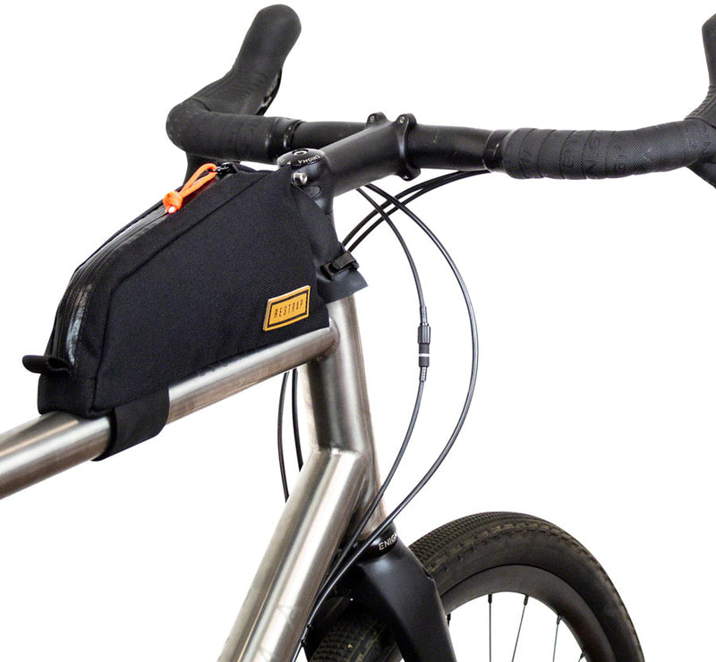 Load image into Gallery viewer, Restrap Strap-On Top Tube Bag - Black