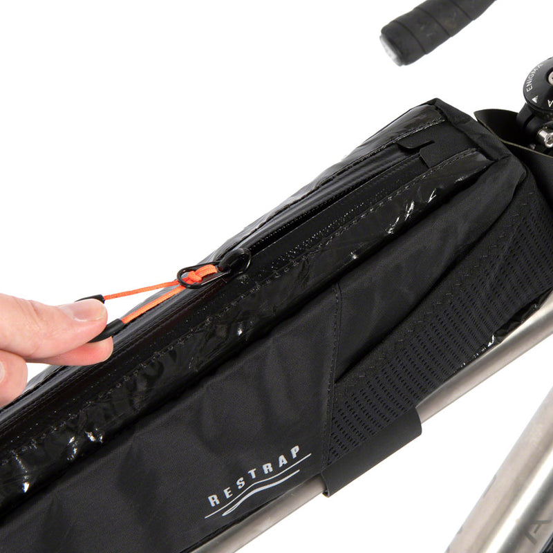 Load image into Gallery viewer, Restrap Race Top Tube Bag - Long, 2L, Black