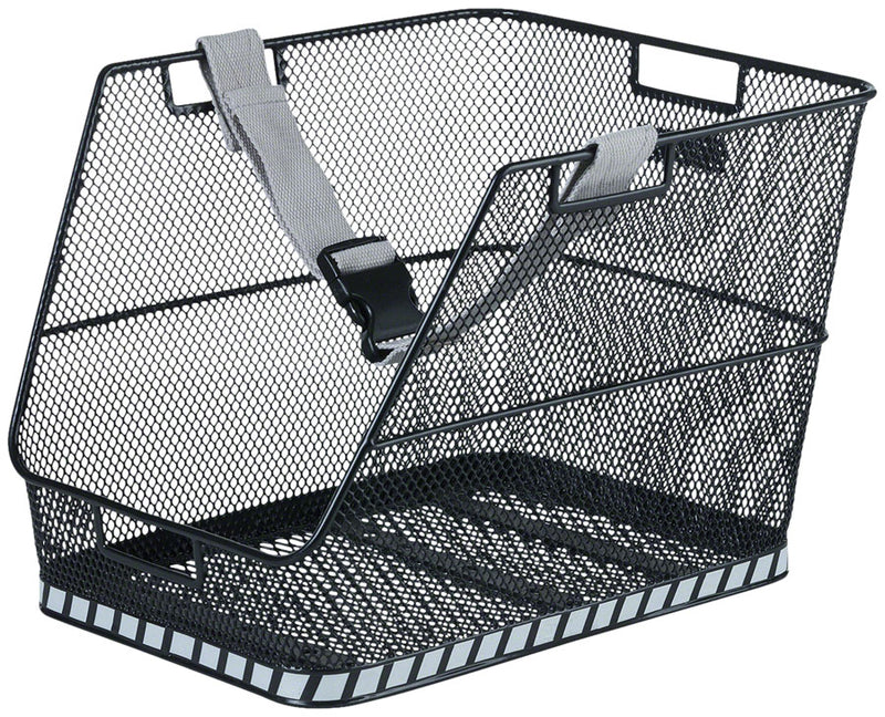 Load image into Gallery viewer, Basil Class Rear Basket - Black Made From Hard-Wearing Steel