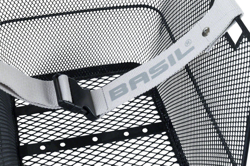 Load image into Gallery viewer, Basil Class Rear Basket - Black Made From Hard-Wearing Steel