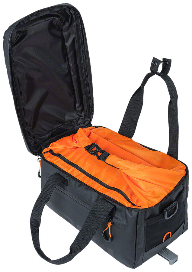 Load image into Gallery viewer, Basil Miles Trunk Bag - 7L, MIK Mount , Black/Orange
