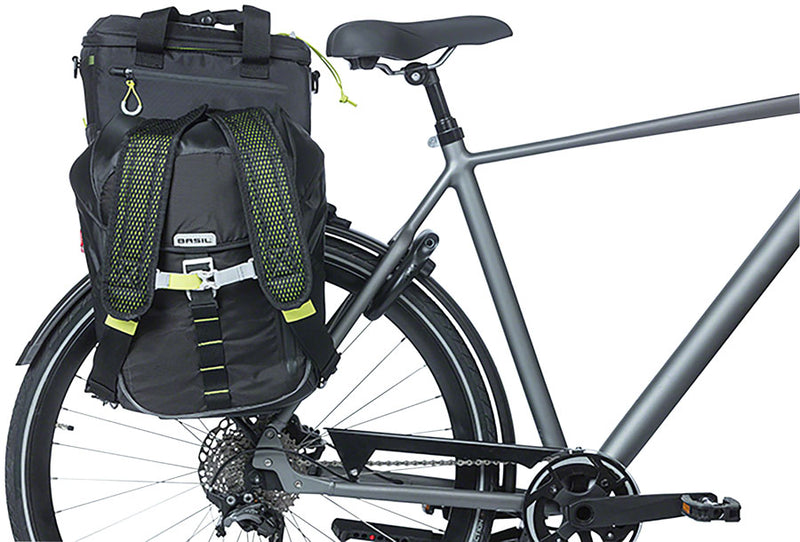 Load image into Gallery viewer, Basil MIK Pannier Mounting Rails, Black Easy To Remove & Attach Bags & Baskets