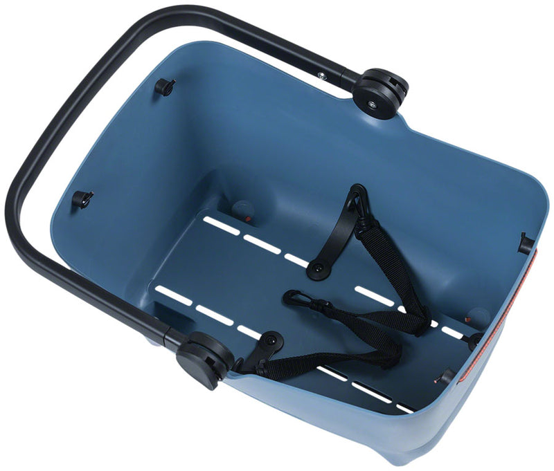 Load image into Gallery viewer, Basil Buddy Dog Bicycle Basket - MIK Mount, Faded Denim