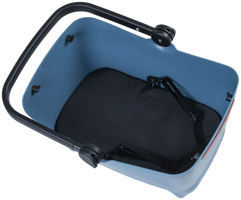 Load image into Gallery viewer, Basil Buddy Dog Bicycle Basket - MIK Mount, Faded Denim