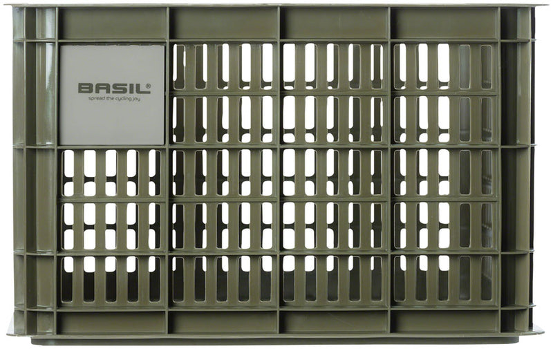 Load image into Gallery viewer, Basil Bicycle Crate M, 29.5L, Recycled Synthetic, Moss Green