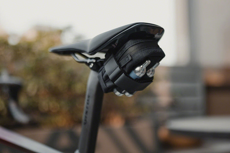 Load image into Gallery viewer, Topeak Elementa Seatbag, 0.2L, Strap Mount, X-Small, Black