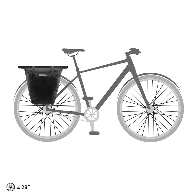 Load image into Gallery viewer, Ortlieb Bike Shopper Pannier - 20L, Ebony
