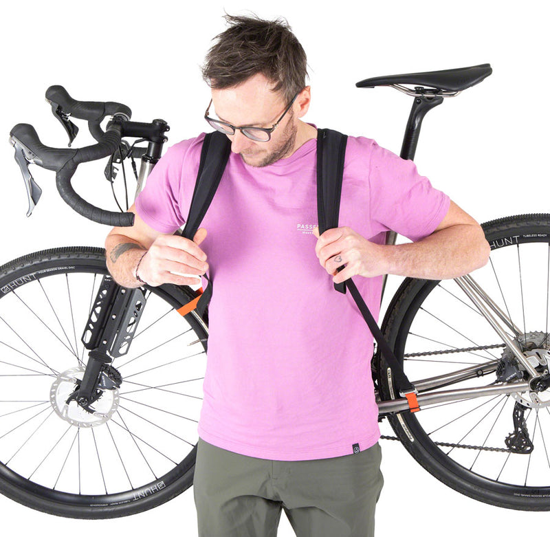 Load image into Gallery viewer, Restrap Hike A Bike Stowable Carrying Harness - Black