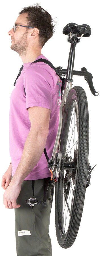 Load image into Gallery viewer, Restrap Hike A Bike Stowable Carrying Harness - Black