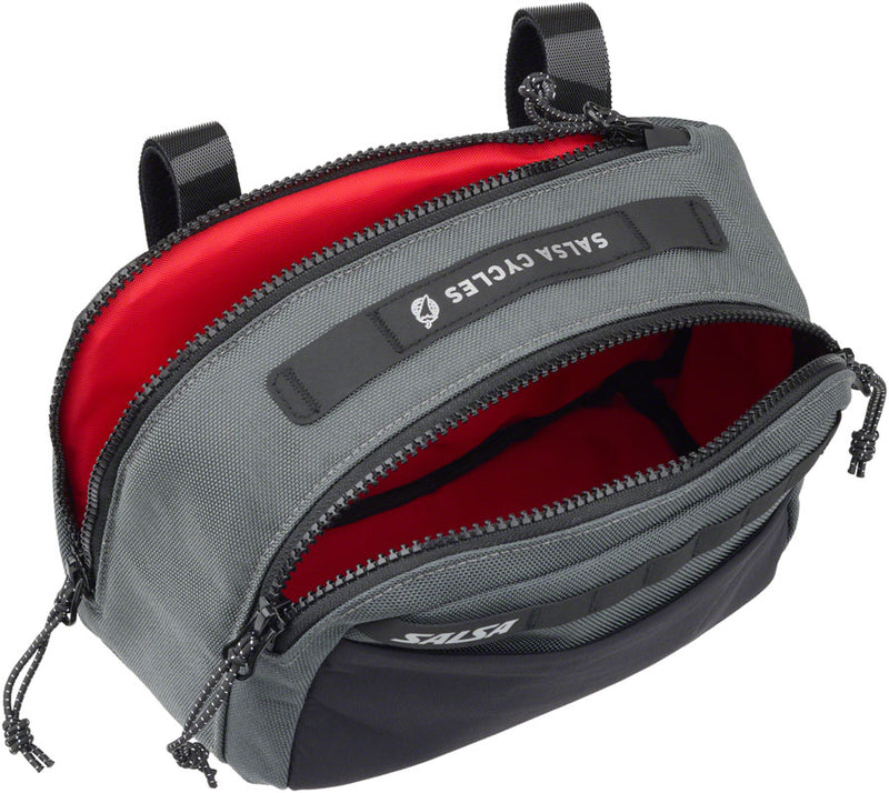 Load image into Gallery viewer, Salsa EXP-R Series Fireweed Handlebar Bag - Gray