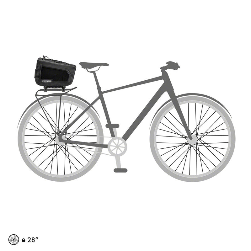 Load image into Gallery viewer, Ortlieb E Trunk Rack Bag - 10L, Black