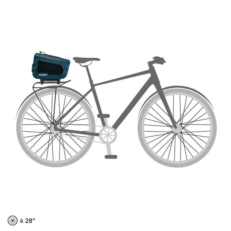 Load image into Gallery viewer, Ortlieb E Trunk Rack Bag - 10L, Petrol
