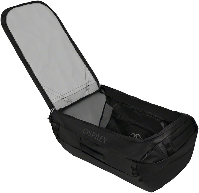 Load image into Gallery viewer, Osprey Transporter 120 Duffel Bag - Raven Black