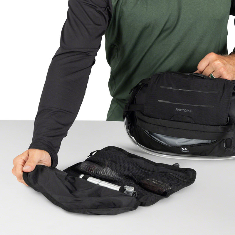 Load image into Gallery viewer, Osprey Raptor 4 Hydration Lumbar Pack - Black