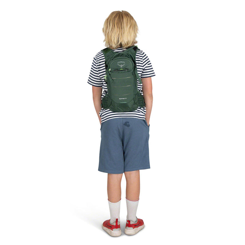 Load image into Gallery viewer, Osprey Raptor Jr. Hydration Pack - Tundra Green