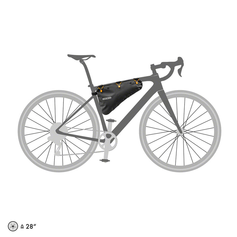 Load image into Gallery viewer, Ortlieb RC Frame Pack - Triangle, Roll Closure, 4L, Black