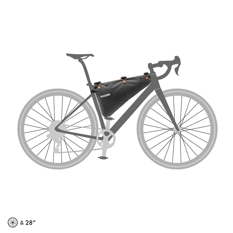 Load image into Gallery viewer, Ortlieb RC Frame Pack - Triangle, Roll Closure, 6L, Black