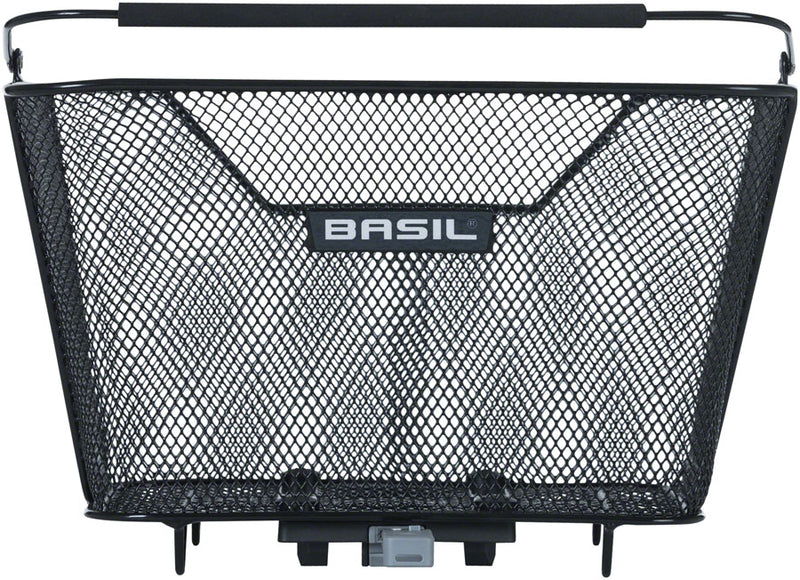 Load image into Gallery viewer, Basil Lesto Basket Black Steel 12.6x16.2x10.6`